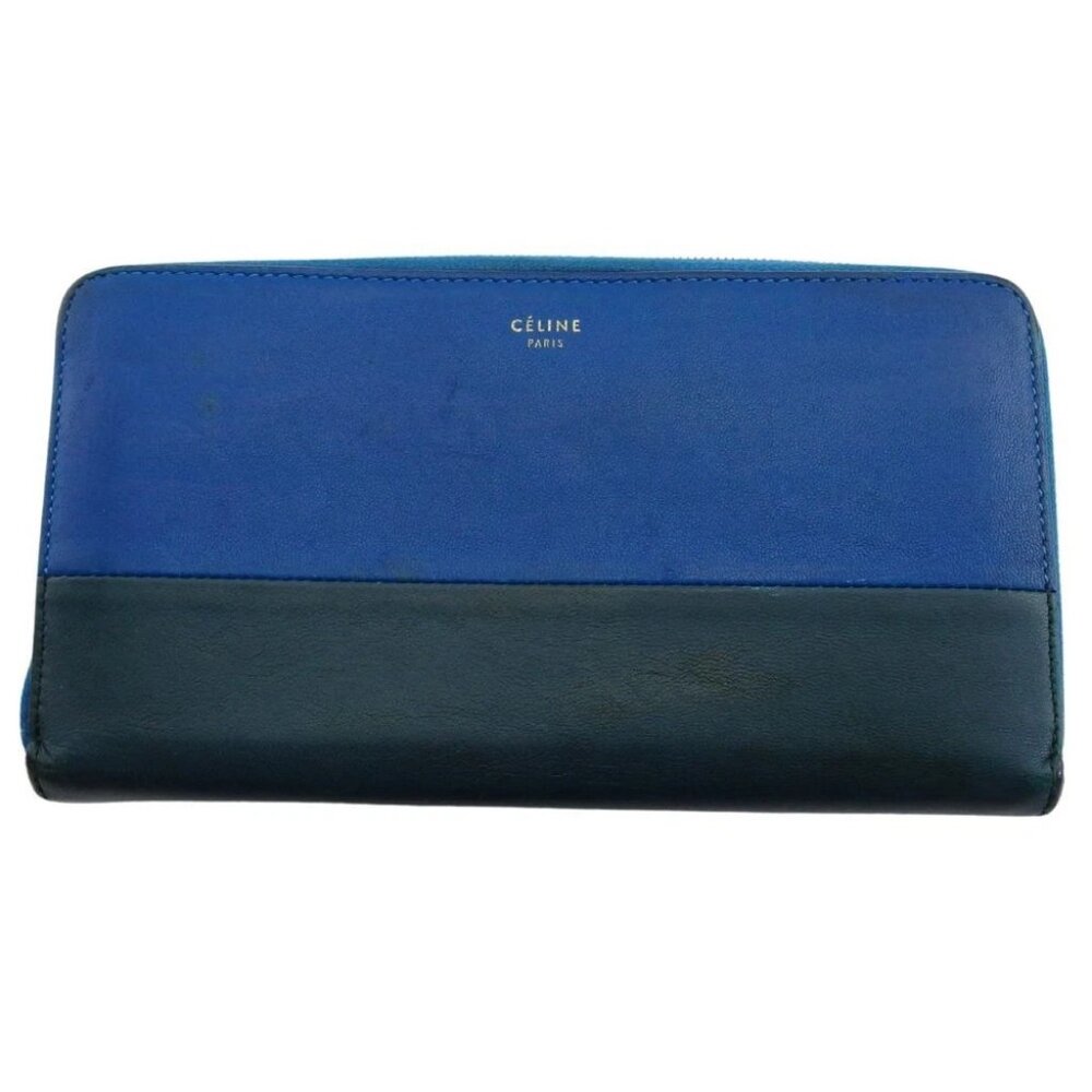 CELINE Purse Blue green Women Authentic secondhand